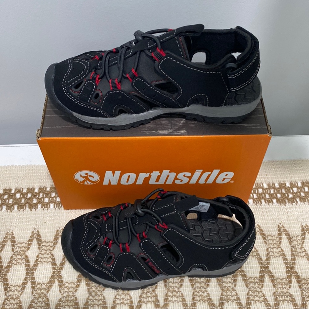 Northside Unisex-Child Burke Sport Sandals Waterproof Black Size 11 Little Kids - Picture 6 of 8